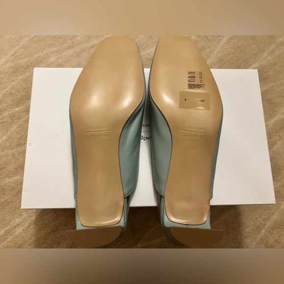 NWT & Other Stories Square Toe Kitten Heel Mules Sz 6.5/ EU 36 - Picture 7 of 12